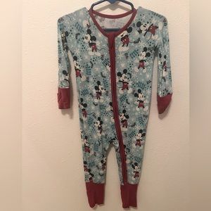 Mickeys winter wonderland bamboo zippy